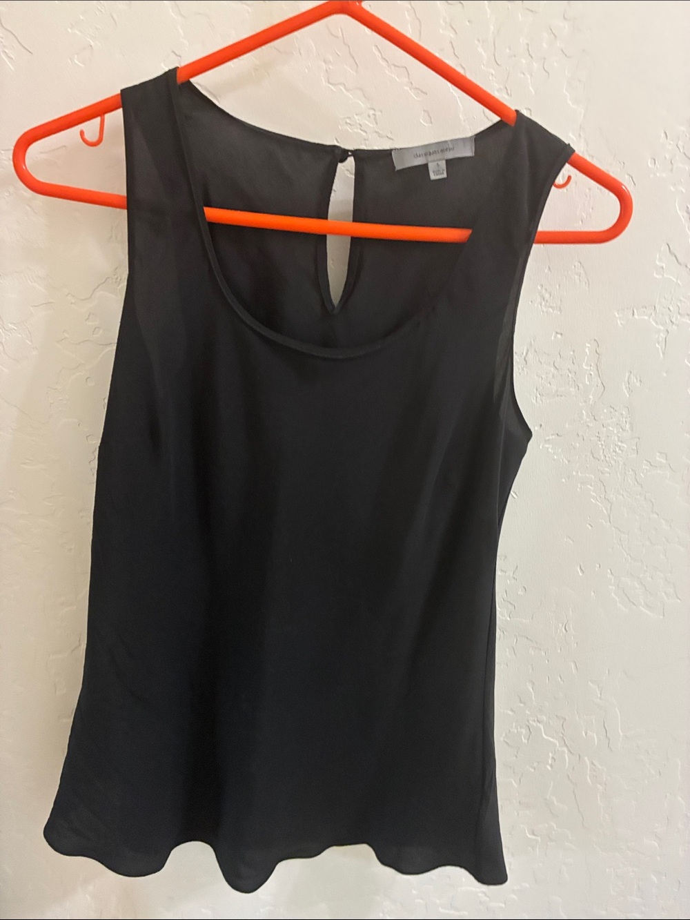Classiques Entier Black Sleeveless Chiffon Camisole